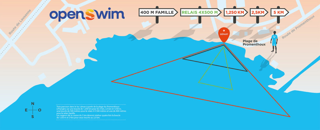 Parcours OpenSwim PRangins